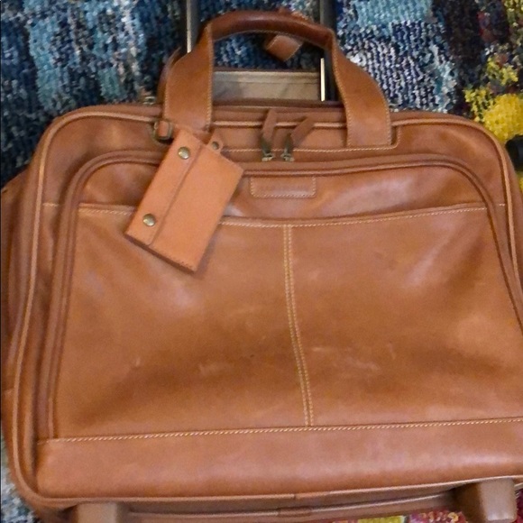 rolling leather laptop bag